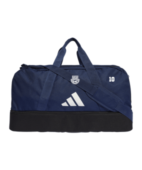 adidas Tiro League Duffel Bag Gr. M Blau Weiss