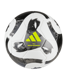 adidas Tiro League AG Trainingsball Weiss Schwarz - weiss