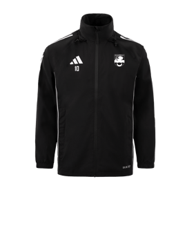 adidas Tiro 24 Regenjacke Schwarz Weiss