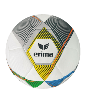 Erima Hybrid Eco Trainingsball Silber Blau - silber