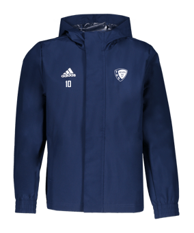 adidas Entrada 22 Allwetterjacke Blau