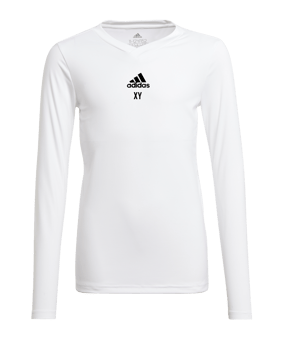 adidas Team Base Top langarm Kids Weiss