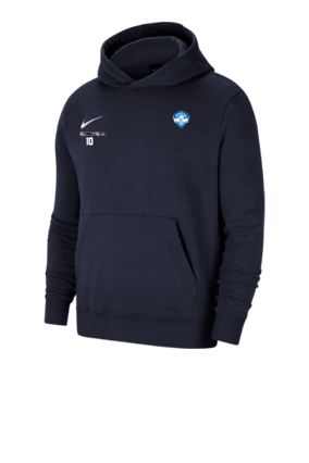 Nike Park 20 Fleece Hoody Kids Blau Weiss F451