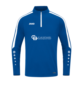 JAKO Power Sweatshirt Blau Weiss F400