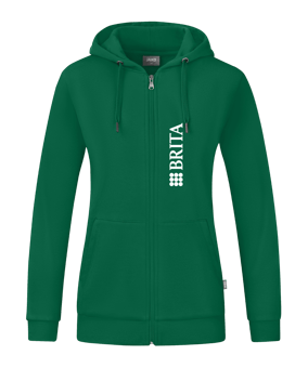 JAKO Organic Kapuzenjacke Damen Grün F260