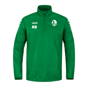 JAKO Team Rainzip Sweatshirt Grün F200