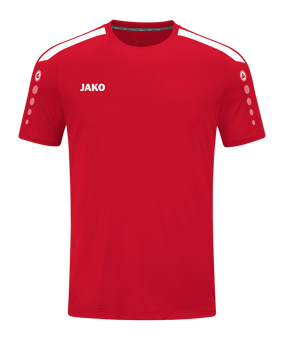 JAKO Power Trikot Kids Rot Weiss F100 - rot