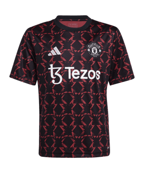adidas Manchester United Prematch Shirt 2024/2025 Kids Schwarz - schwarz