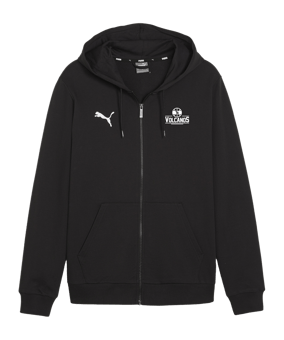 PUMA teamGOAL Casuals Kapuzenjacke Schwarz F03