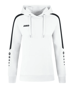 JAKO Power Hoody Damen Weiss Schwarz F000