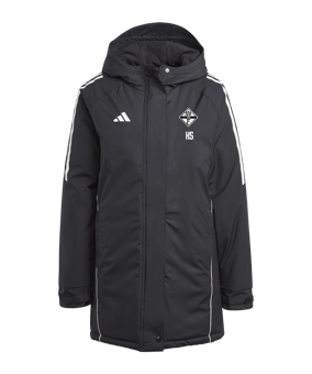 adidas Tiro 24 Kapuzenjacke Damen Schwarz