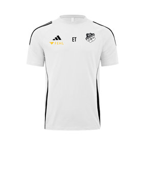 adidas Tiro 24 T-Shirt Weiss Schwarz