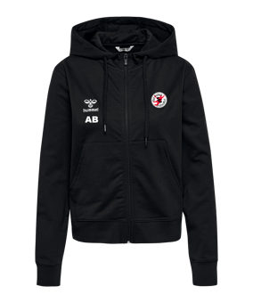 Hummel GO 2.0 Kapuzenjacke Damen Schwarz F2001
