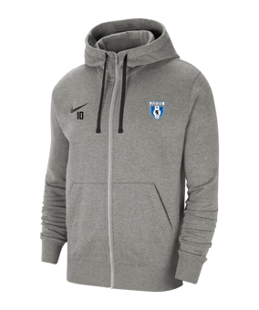 Nike Park 20 Fleece Kapuzenjacke Grau Schwarz F063