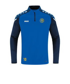 JAKO Performance Ziptop Blau Blau F403