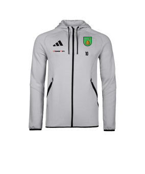 adidas Tiro Travel Hoody Grau