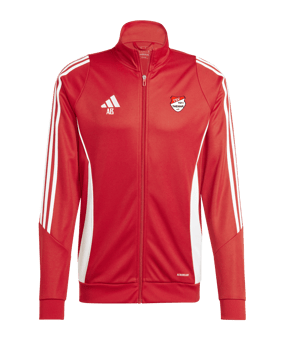 adidas Tiro 24 Trainingsjacke Rot Weiss