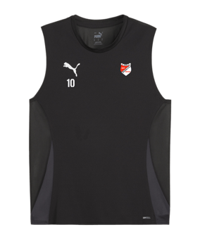 PUMA teamGOAL Tanktop Schwarz Weiss F03