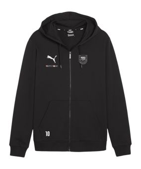PUMA teamGOAL Casuals Kapuzenjacke Schwarz F03