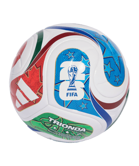 adidas World Cup 26 Trionda League 350g Light Ball Kids Weiß - weiss