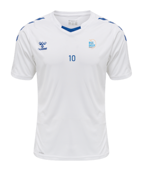 Hummel hmlCORE XK Poly Trikot Weiss Blau F9368