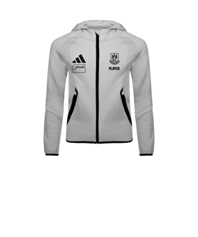 adidas Tiro Travel Hoody Kids Grau
