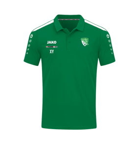 JAKO Power Poloshirt Grün Weiss F200