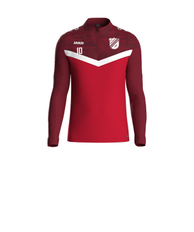 JAKO Iconic HalfZip Sweatshirt Kids Rot F103