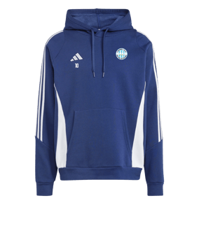 Sweat à capuche adidas Tiro 24 bleu blanc 