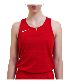Nike Dry Cool Miler Tank Top Running Damen F657 - rot