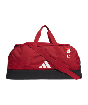 adidas Tiro League Duffel Bag Gr. L Rot Weiss