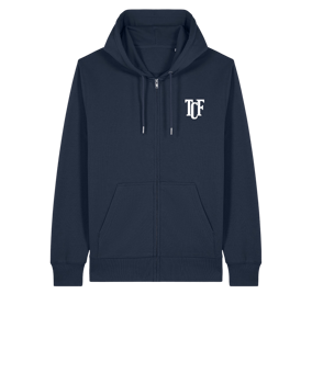 11tsmerch Merch Connector 2.0 Zip Sweatjacke French Navy FC727 Sweatjacke Blau
