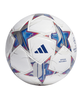 adidas UCL Pro Spielball Weiss Silber Blau - weiss