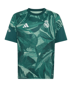 adidas Real Madrid Pre-Match Trikot 2026/2027 Kids Grün - gruen