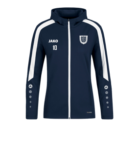 JAKO Power Kapuzenjacke Damen Blau F900