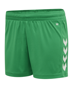 Hummel hmlCORE XK Poly Short Damen Grün F6235 - gruen