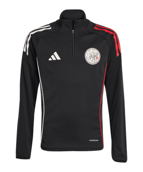adidas Ajax Amsterdam Training Sweatshirt Kids Schwarz - schwarz