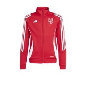 adidas Tiro 24 Trainingsjacke Kids Rot Weiss