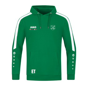 JAKO Power Hoody Grün Weiss F200