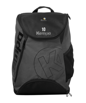 Kempa Rucksack Grau Schwarz F01 