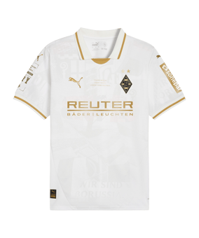 PUMA Borussia Mönchengladbach Special Edition Replica Trikot Weiß F01 - weiss