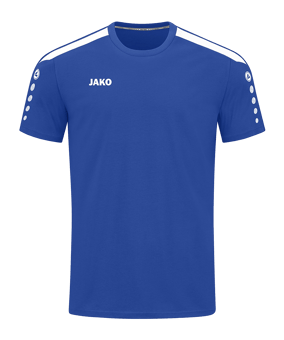 JAKO Power T-Shirt Damen Blau Weiss F400