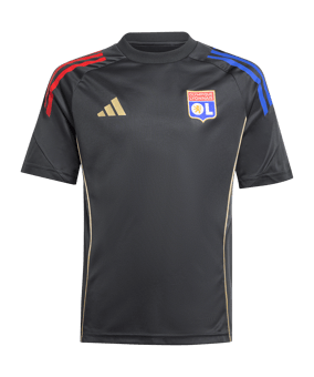 adidas Olympique Lyon Trainingsshirt Kids Grau - grau