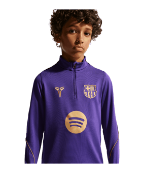 Nike FC Barcelona Strike Drilltop Bambini Viola C505 - lilla