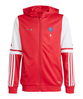 adidas Squadra 25 Kapuzenjacke Kids Rot