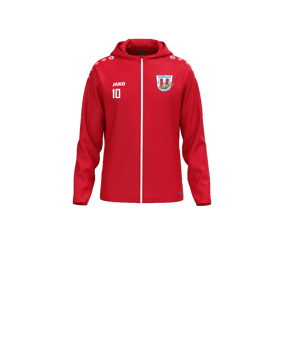 JAKO One Kapuzenjacke Kids Rot F100