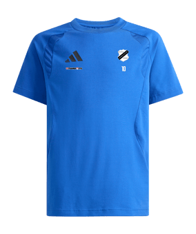 adidas Tiro Travel T-Shirt Kids Blau