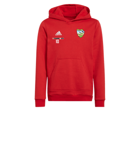 adidas Entrada 22 Hoody Kids Rot