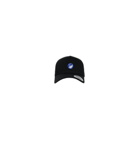 Merch 5 Panel Curved Snapback Cap Schwarz| #logo4c