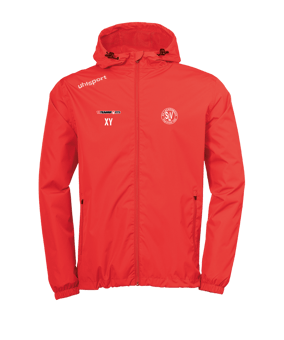 uhlsport Essential Regenjacke Kids Rot Weiss F03 
